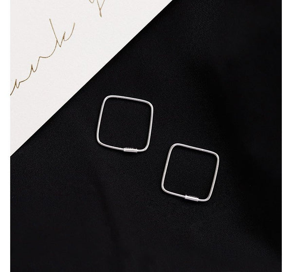 Earring Hoop Square FashionChic