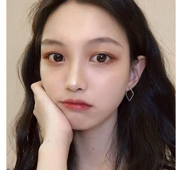 Earring Hoop Square FashionChic