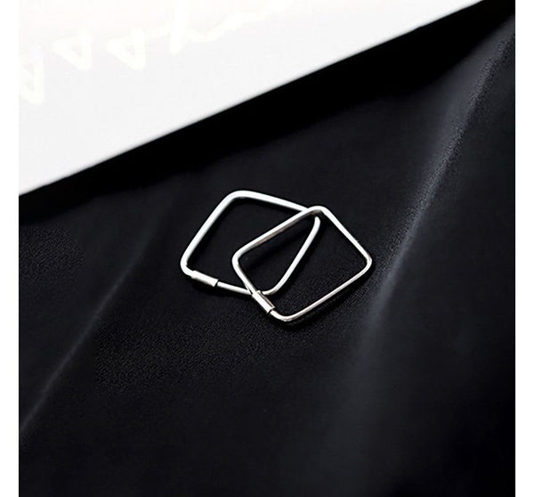 Earring Hoop Square FashionChic