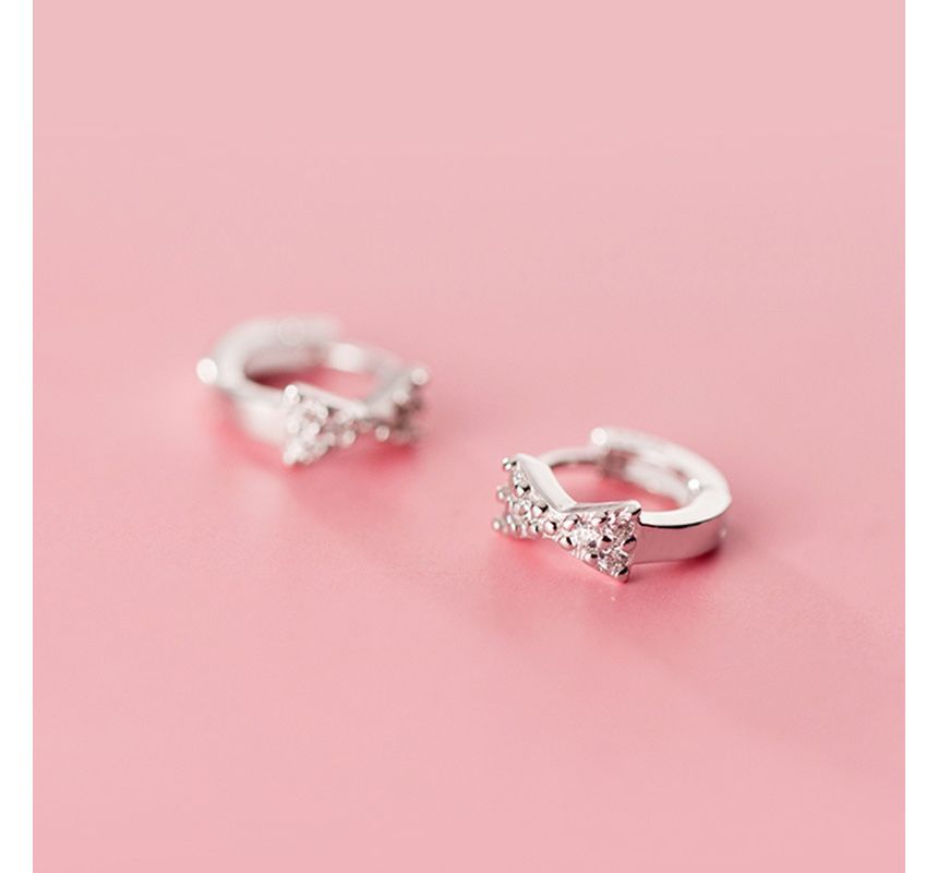 Cuff Bow Ear Rhinestone FashionChic