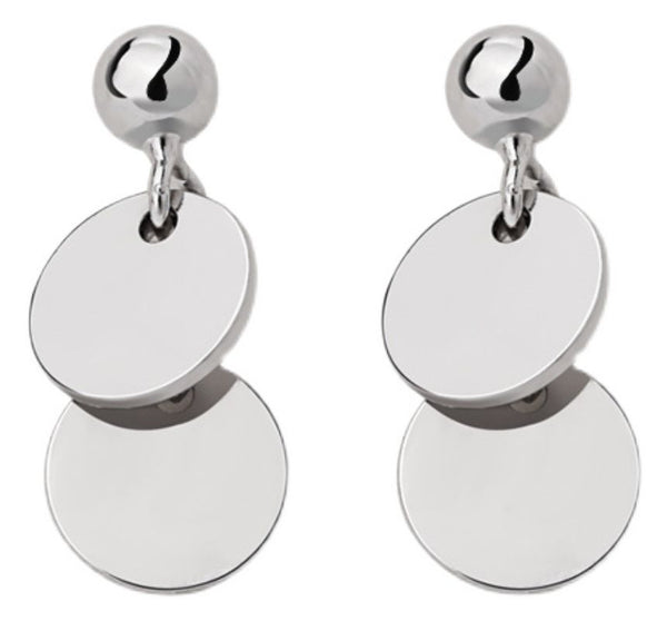Earring Drop Disc FashionChic