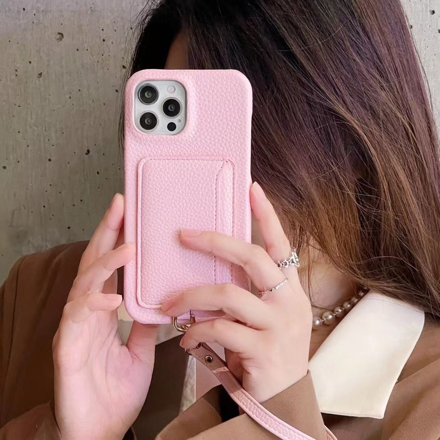Leather Card Holder Phone Case Faux FashionChic