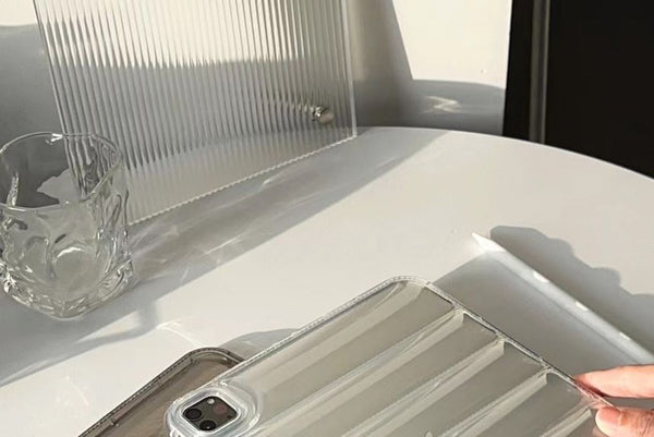 Case Transparent Textured iPad FashionChic