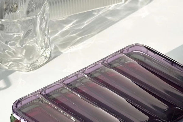 Case Transparent Textured iPad FashionChic