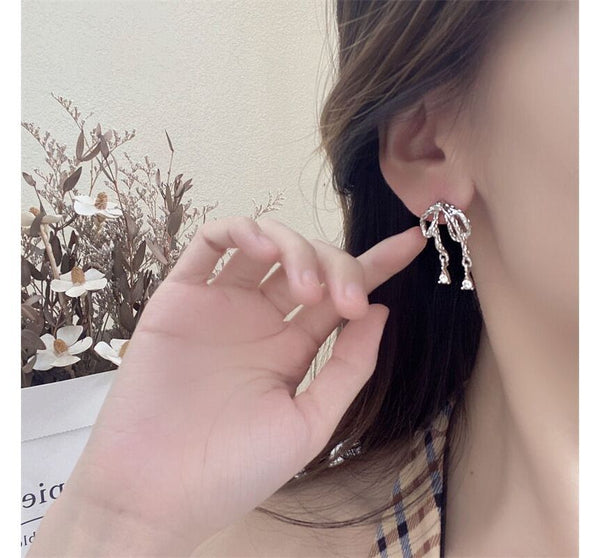 Bow Alloy Earring FashionChic