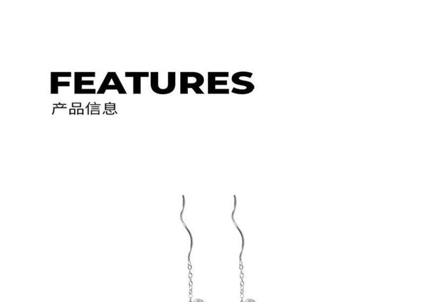 Earring Heart Silver Dangle Sterling FashionChic