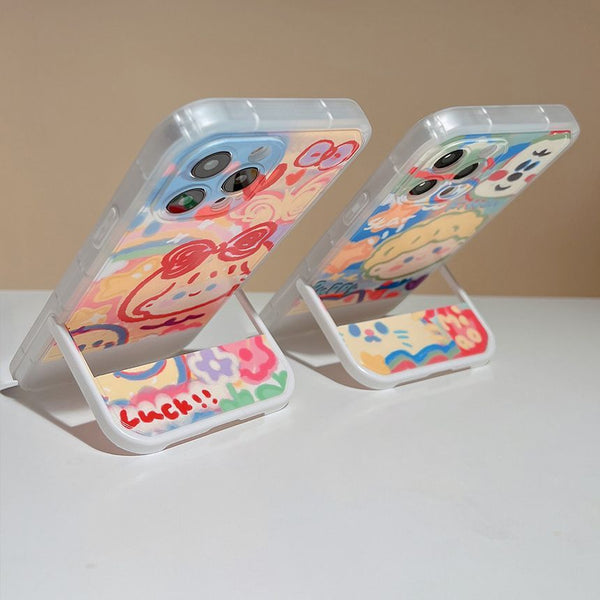 Cartoon Couple Phone Case FashionChic