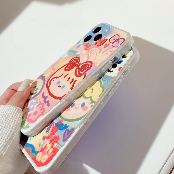 Cartoon Couple Phone Case FashionChic