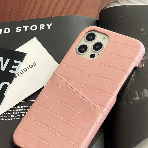 Leather Phone Case Holder Faux Card FashionChic