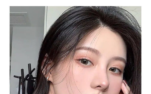 Polished Alloy Hoop Earring FashionChic