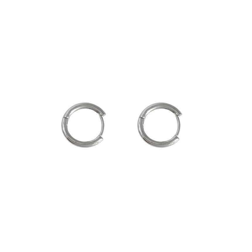 Polished Alloy Hoop Earring FashionChic