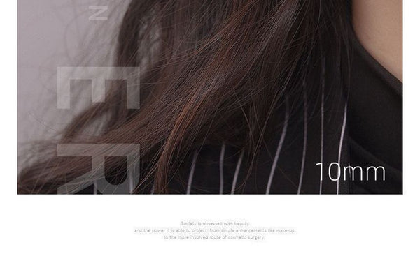 Polished Alloy Hoop Earring FashionChic