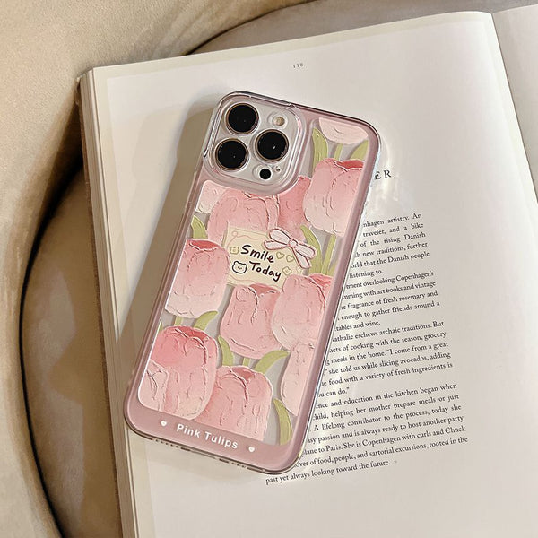 Transparent Phone Case Tulip FashionChic