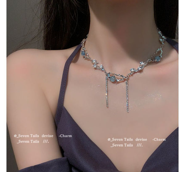 Necklace Rhinestone FashionChic