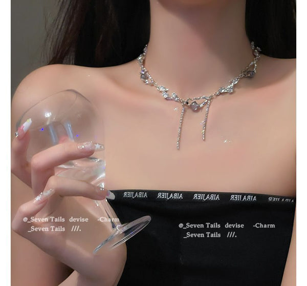 Necklace Rhinestone FashionChic