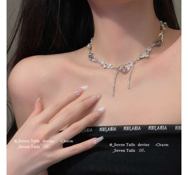 Necklace Rhinestone FashionChic