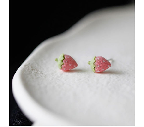 Stud Strawberry Ear FashionChic