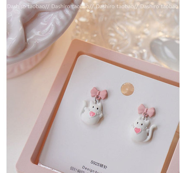 Cat Alloy designs) Asymmetrical Dangle Earring (various FashionChic