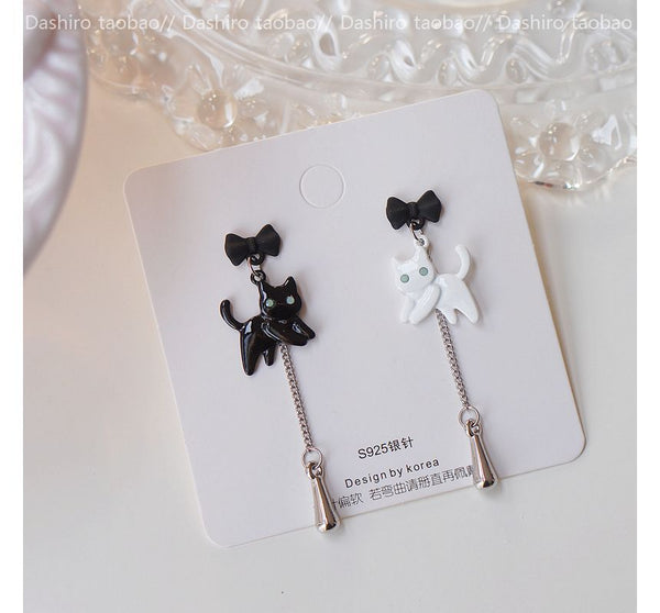 Cat Alloy designs) Asymmetrical Dangle Earring (various FashionChic