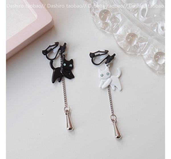 Cat Alloy designs) Asymmetrical Dangle Earring (various FashionChic