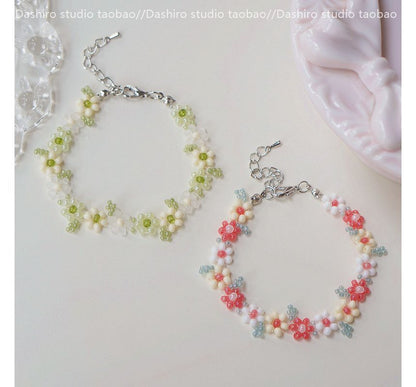 Bracelet Alloy Floral FashionChic