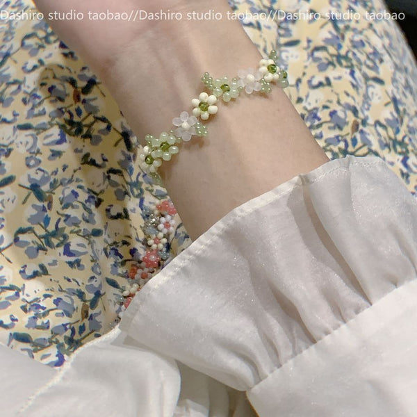 Bracelet Alloy Floral FashionChic