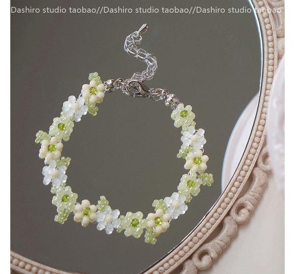 Bracelet Alloy Floral FashionChic
