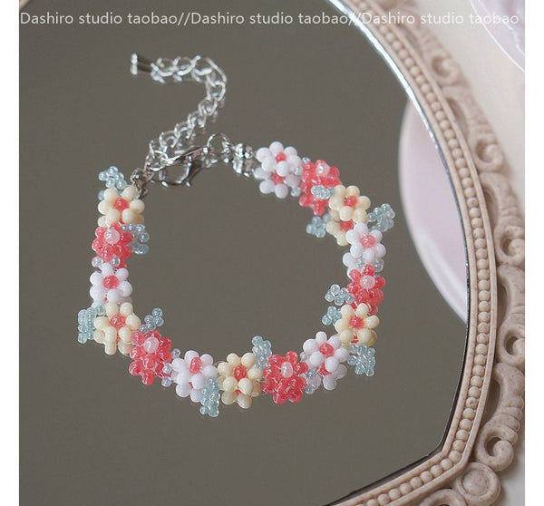 Bracelet Alloy Floral FashionChic