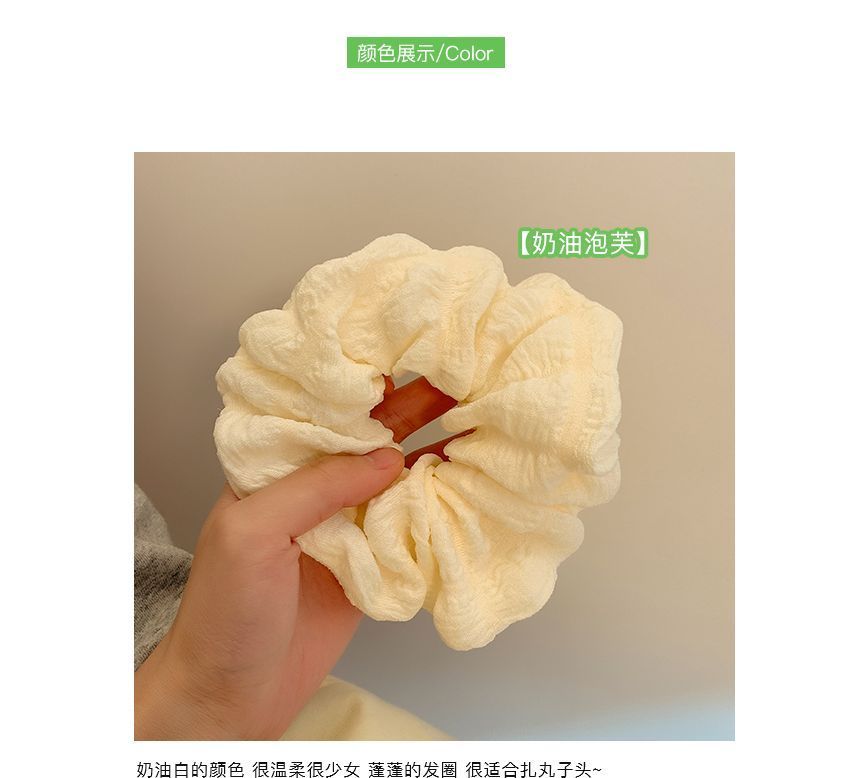 Linen Scrunchie Cotton FashionChic