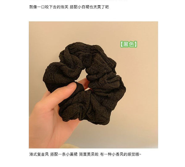 Linen Scrunchie Cotton FashionChic