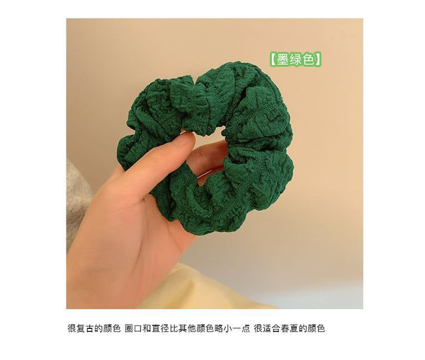 Linen Scrunchie Cotton FashionChic