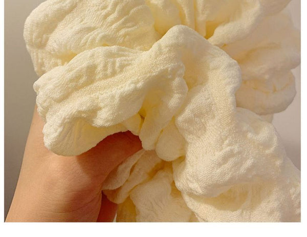 Linen Scrunchie Cotton FashionChic