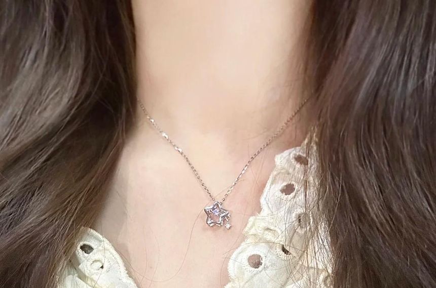 Choker Star Pendant Alloy FashionChic
