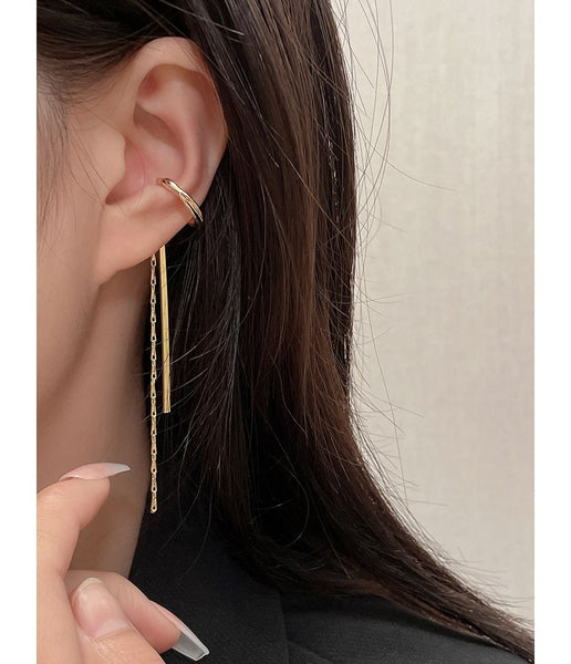 Alloy Earring Fringed Cuff FashionChic