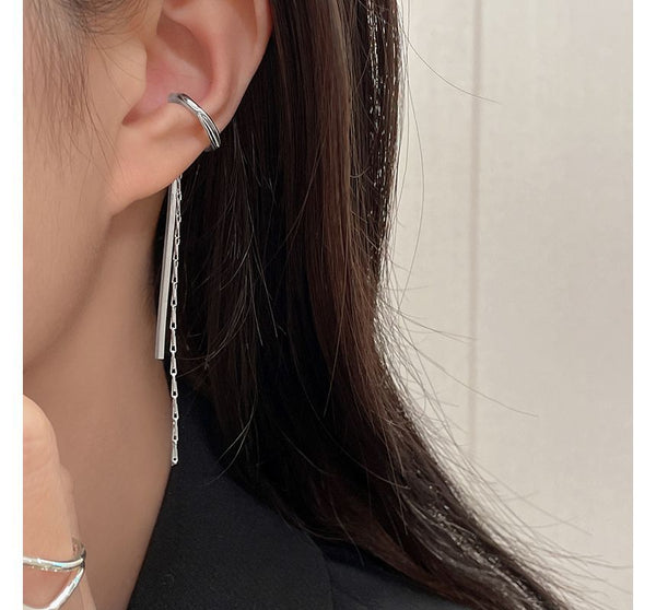 Alloy Earring Fringed Cuff FashionChic