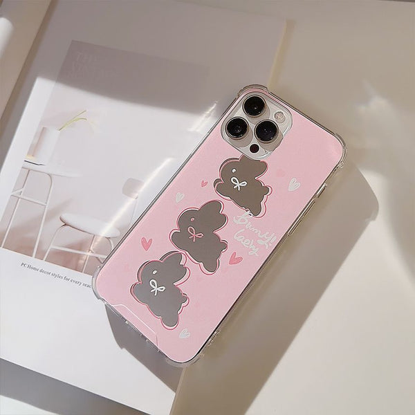 Rabbit Phone Mirrored Case FashionChic