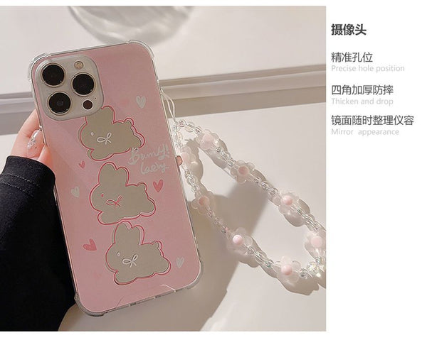Rabbit Phone Mirrored Case FashionChic
