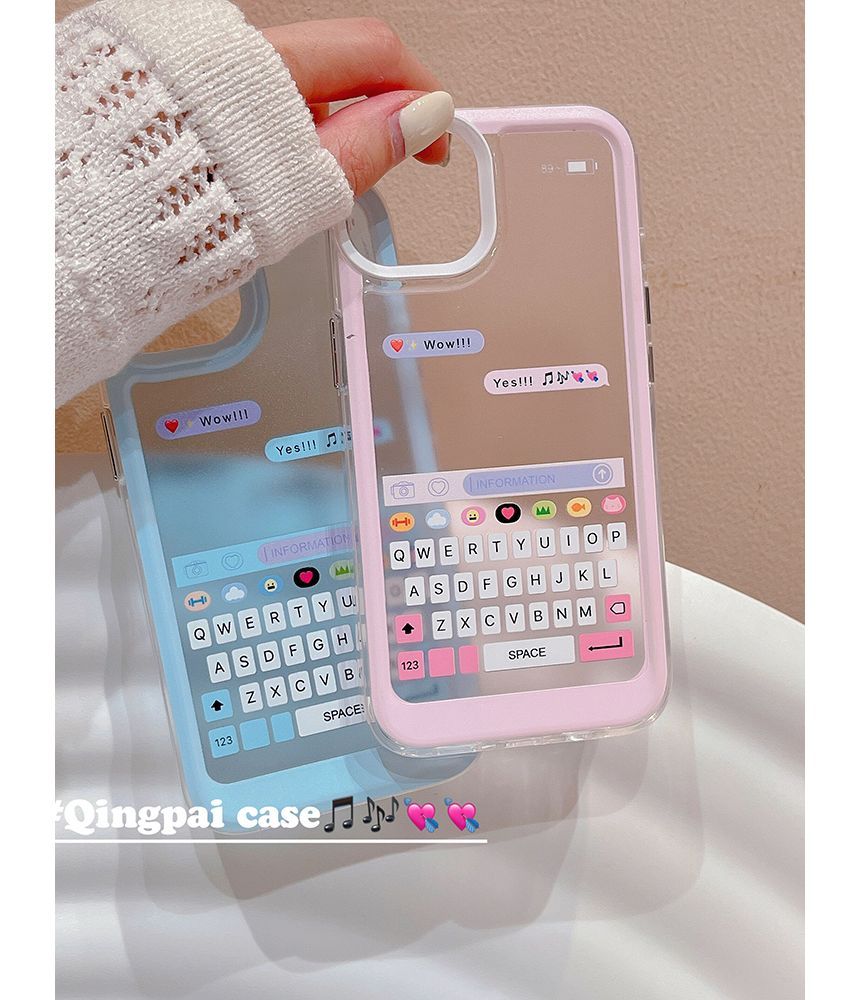 Case Keyboard Print Phone FashionChic