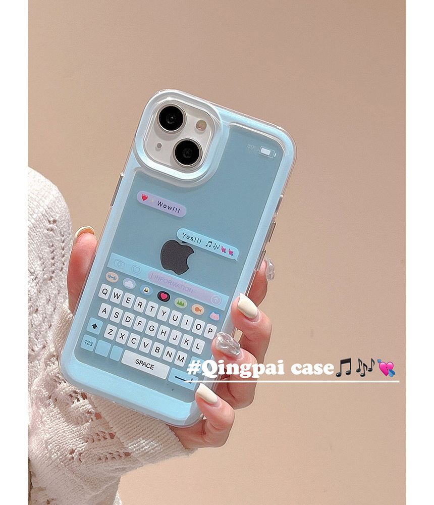Case Keyboard Print Phone FashionChic