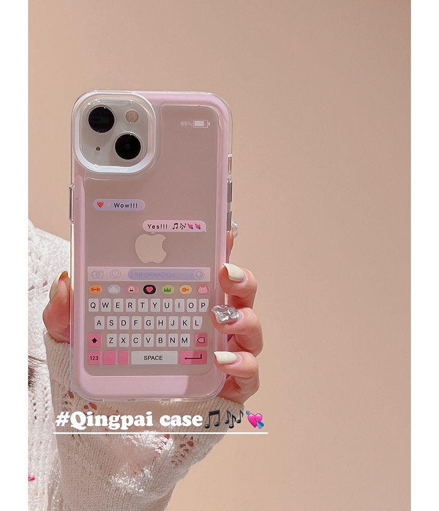 Case Keyboard Print Phone FashionChic