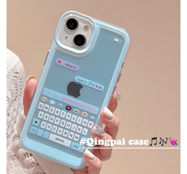 Case Keyboard Print Phone FashionChic