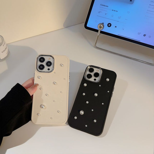 Case Pearl Faux Phone FashionChic