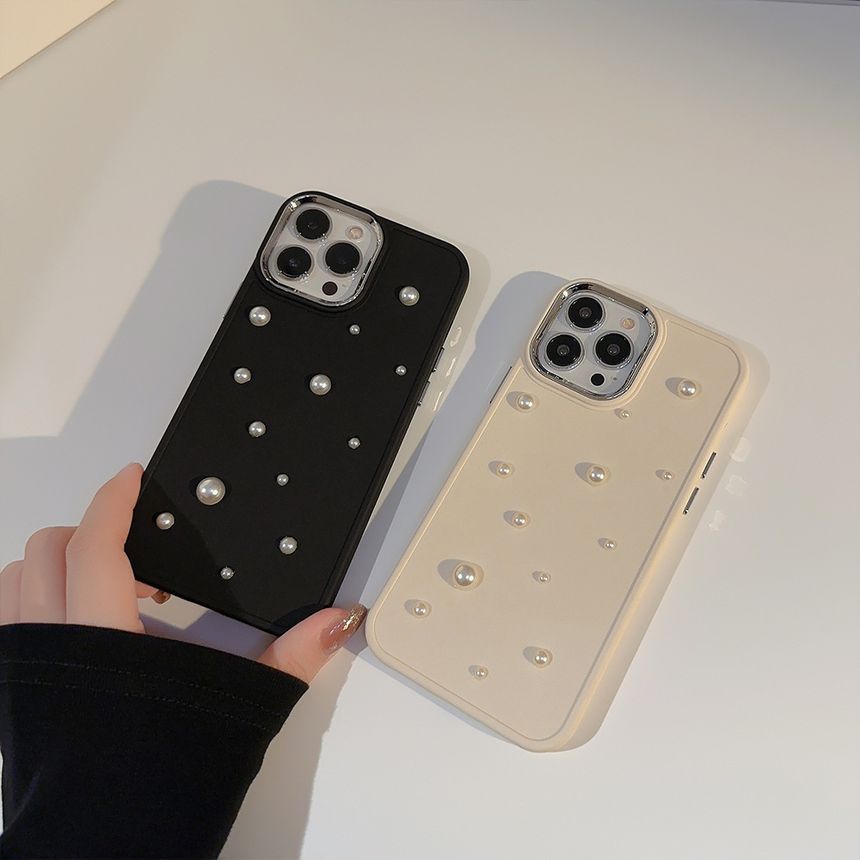 Case Pearl Faux Phone FashionChic