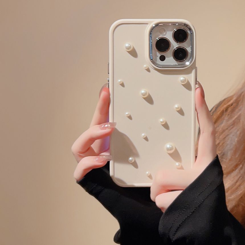 Case Pearl Faux Phone FashionChic