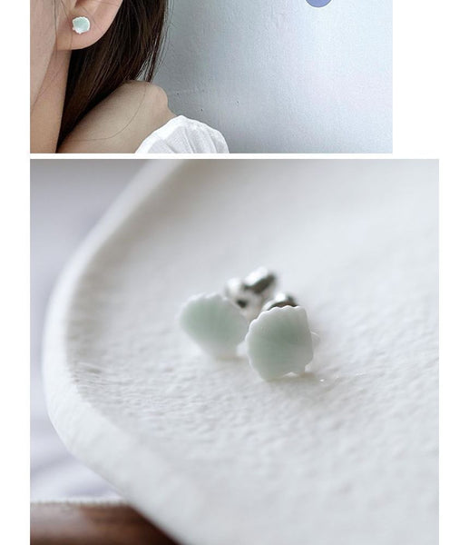 Shell Earring Silver Sterling FashionChic