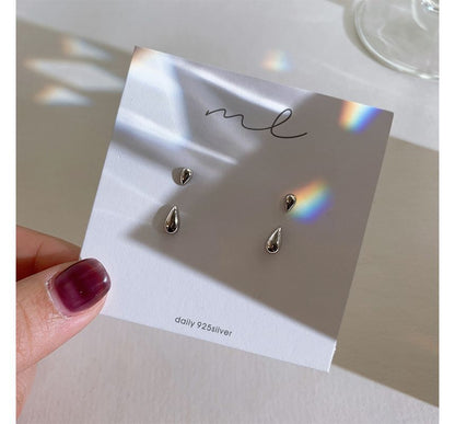 Sterling Earring Silver Droplet FashionChic