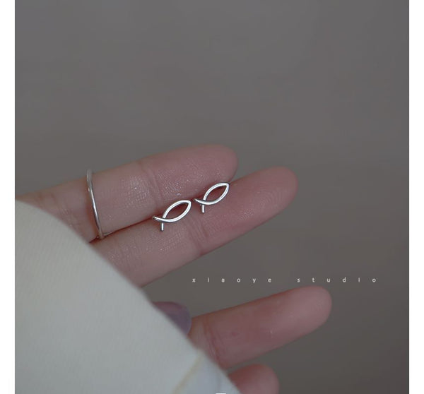 Sterling Earring Silver Fish FashionChic