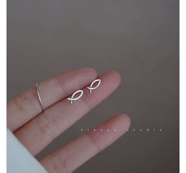Sterling Earring Silver Fish FashionChic