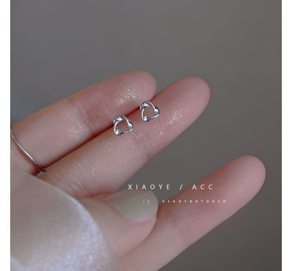 Twisted Sterling Earring Triangle Silver FashionChic