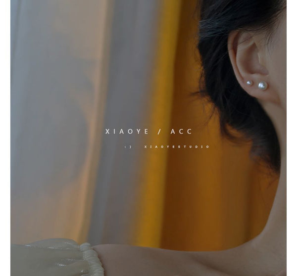 Pearl Freshwater Through Silver Earring Sterling FashionChic